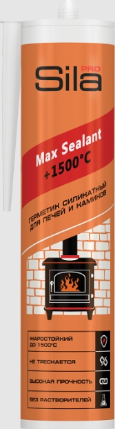 Герметик термостойкий SILA PRO MAX SEALANT +1500 С° 280 мл купить за 420 руб.